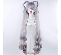 Jeu LOL perruque Sona Buvelle Maven des cordes gris longs bouclés cheveux synthétiques perruques ligue des légendes Costume Cosplay perruques