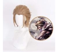 Jeu LOL Rakan Cosplay Costume perruque ligue des légendes LOL Rakan le charmeur peau cheveux synthétiques courts Halloween jouer perruques KUQX0881