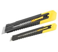 Jeu Lot 2 Cutter STANLEY 9 mm + 18 mm NEUF