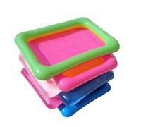 Jeu magique d'intérieur pour enfants, 1 pièce, 60x45cm, sable, espace Mars, plateau de sable gonflable, accessoires, Table Mobile en plastique, jeu de fête pour enfants