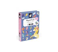 Jeu Magnetibook Licornes 44 aimants, 10 modeles - Tableau Puzzle Magnetique feerique - Des 3 ans - Set Jouet