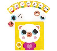 Jeu pour Apprendre, Gérer et Reconnaitre les Emotions - 7 Cartes Educatives - 1 Plateau Magnétique - 30 Ma - J05446