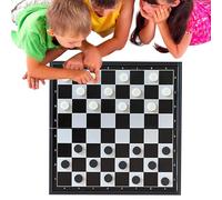 Jeu magnétique de voyage - Petit tableau pliable avec et dames pour activités d'apprentissage pour débutants, intérieur et extérieur, adultes