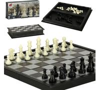 Jeu magnétique d'échecs et de dames