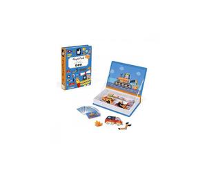 Jeu Magnétique Éducatif - MagnetiBook Bolides pour Enfants