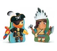 Jeu magnétique en bois Inzebox Aventuro Djeco Jaune G