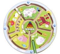 Jeu magnétique Le labyrinthe des chiffres Haba Multicolore G