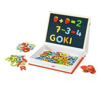 goki Jeu magnétique 58420 Petite école 122 pièces 20 x 26,5 x 5 cm