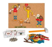 Jeu marteau et clous maison et famille