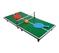 Jeu miniature avec Table de ping pong 2 raquettes, filet et 4 balles Multi G