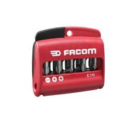 Jeu mixte de 10 embouts 1/4" - série 1 - 25 mm + porte-embouts - N°1 - E.110 - Facom