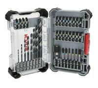 Bosch – Jeu PRO d'embouts à percussion et forets métal 2608521U80, 35 pièces