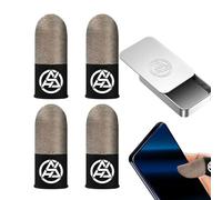 Jeu mobile Finger Sleeves | Manchons de doigt de jeu résistants à la transpiration - Manchons de pouce des doigts qui s'illuminent dans l'obscurité, housses de doigts d'écran tactile sans couture