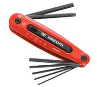 Jeu monture 7 clés mâles 1,5-6 mm Facom 86HJE7B