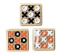 Jeu Morpion Classique Lot de 3 Set de Sets de Set de Sets | Bords Lisses, Usage Intérieur et Extérieur, Design Élégant, Facile à Utiliser, pour Garçon et Filles comme Adultes