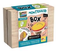 Jeu musical - LISCIANI - Montessori Box - L'ouïe - Tambourin en bois - Rythme et audition - Activités Montessori