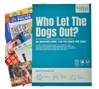 Jeu mystère Cold Case | Un crime non résolu - Who Let The Dogs Out | Puzzles de détective immersifs | Parfait pour les soirées de jeux | Idéal pour les groupes - Familles et amis