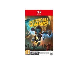 Jeu Nintendo Switch 2 Destroy All Humans! JUST FOR GAMES Game-Key Card Noir
