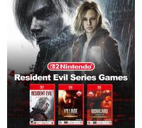 Jeu Nintendo Switch 2, série Resident Evil, cartouche de jeu physique, Resident Evil Requiem, Resident Evil Village, Resident Evil 7 Resident Evil 8