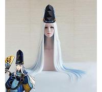 Jeu Onmyoji Cosplay perruque Abe No Seimei Cosplay perruques résistant à la chaleur synthétique Halloween carnaval fête Haruaki/haruakira perruque