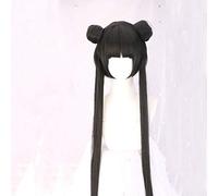 Jeu Onmyoji Cosplay perruques Shiranui Cosplay résistant à la chaleur synthétique perruque cheveux Halloween fête Anime Cosplay perruque noir
