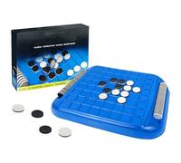 Jeu Othello, jeu d'échecs stratégique, Jeu de société interactif d'échecs noir et blanc, Jeux de société populaires, jeu amusant en famille, casse-tête réversible à 2 joueurs pour la maison, le bureau