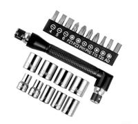 Jeu Outils Précision Acier Chrome Vanadium 21pcs Durables | 21 tout-en-un, double extrémité, réparation auto, assemblage meubles, boîte incluse