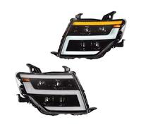 Jeu Phares Voiture Compatible Avec Pajero Pour V97 93 2006 2007 2008 2009-2021 Remplacement 2 PCS Phares DRL Clignotants Faisceau Pour Route Angel Eye Project Accessoires