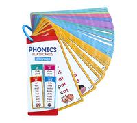 Jeu Phonétique Tourne et Lis, Blocs de Lecture Rotatifs avec Cartes Flash - Apprendre à Lire - Méthode - Jeu Éducatif pour de 3 à 5 Ans, Cadeau Pédagogique pour Garçons et Fille