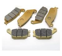 Jeu Plaquettes Frein Disque Moto pour VTX1300 VT 1100 1300 CB 600 750 CBF 500 600 1000 VRX400T Plaquettes Frein Arrière Moto(2 Front and 1 Rear)