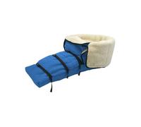 Jeu plein Air Hivers : Sac bébé Luge Bleu protège bébé du froid et de lhumidité - Dimensions : 75 x 40 cm-