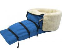 Jeu Plein Air Hivers : Sac Bébé Luge Bleu Protège Bébé Du Froid Et De Lhumidité - Dimensions : 75 X 40 Cm- Accessoires - Neige - Chancelière