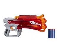 Jeu plein air pistolet blazefire rouge et gris n-strike elite : nerf sonicfire - jouet enfant G