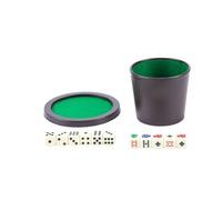 Jeu Poker menteur - Coupe à Dés avec Couvercle - Gobelet avec 6 dés Classique et 5 dés poker - Accessoire de Jeu de Dés