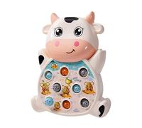 Jeu Pop de Presse Rapide - Jouet électronique Standard ABS de 20 x 27 x 4,5 cm | Jouet à poussée Rapide avec Son éducatif pour Fidget Cow | Maison Maternelle 1,2