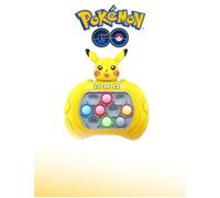 Jeu Pop Électronique Pikachu Pokémon - Console Quick Push Bubbles Magique avec Écran, Jouet Sensoriel et Ludique