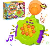 Jeu Pop électronique pour enfants et adultes, Console de Jeu Fast Push Bubbles avec gonflement de ballons, jouet sensoriel Push it Pop anti-stress pour enfants 4-12 ans, batterie rechargeable incluse