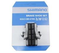 JEU PORTE-PATINS SHIMANO R55C3 POUR ULTEGRA BR-6700 NR/GRIS - Y8G698080 -