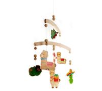 Jeu pour Bébé Mobile Lama Hxlxp 33x62x33cm Neuf en Bois Lit Bébé Chariot