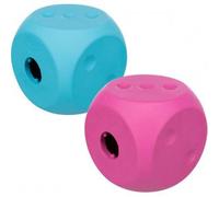 Jeu Pour Chien Dé Distributeur De Nourriture 2 X Rosa 7 X 7 X 7 Cm