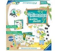 Ravensburger - Maki et la réserve Naturelle - Les Animaux du Monde - Premier Jeu de société pour Enfants - Enfant et Parents - à partir de 3 Ans - Mixte - 22355 - Version française