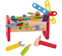 Petit établi - Goki - GOLLNEST & KIESEL - Bois et plastique - 3 outils - 25 pièces de construction