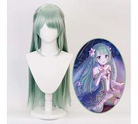 Jeu Princess Connect! Re: Dive Cosplay perruques Misumi Chika vert cheveux synthétiques Anime jeu de rôle perruque pour la fête d'halloween