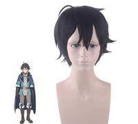 Jeu Princess Connect! Re: Dive Yuuki Cosplay perruques noires courtes en Fiber résistante à la chaleur perruques de cheveux faciaux Pelucas + filet de cheveux gratuit Pl-745