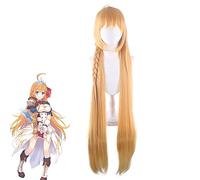 Jeu princesse Connect Re: plongée Cosplay perruques pecorine femmes jaune dégradé longs cheveux synthétiques Pecoriinu Costume perruque PL-746