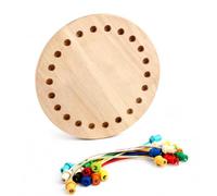 Jeu Puzzle en Bois Éducatif Manuel, Ronde Bois Caoutchouc, 18 cm | Plateau percé pr cors, Activité éducative en bois, Atelier motricité fine, Pr accompagnants d’enfants