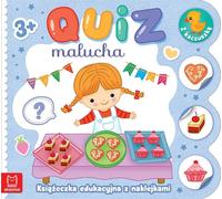 Jeu-questionnaire pour les tout-petits. Un livre éducatif avec des autocollants avec un canard 3+ Katarzyna £anocha (Buch auf Polnisch)