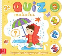 Jeu-questionnaire pour les tout-petits. Un livre éducatif avec des autocollants avec un chaton 3+ Katarzyna £anocha (Buch auf Polnisch)