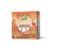 Jeu Railroad Ink?: Edition Rouge abrasador ? Espagnol Couleur (hgrri02es