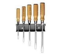 Jeu ratelier 5 tournevis fente bois - FACOM - ATHH.JS5